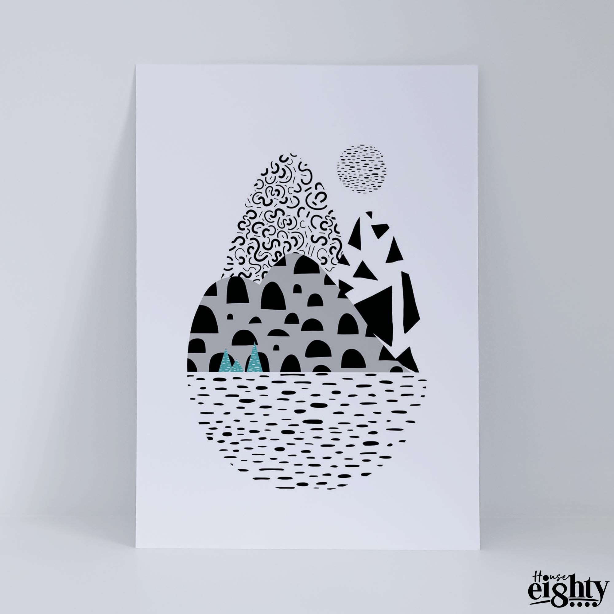 Prominence (Teal) Art Print