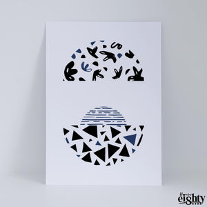 Abundance (Blue) Art Print