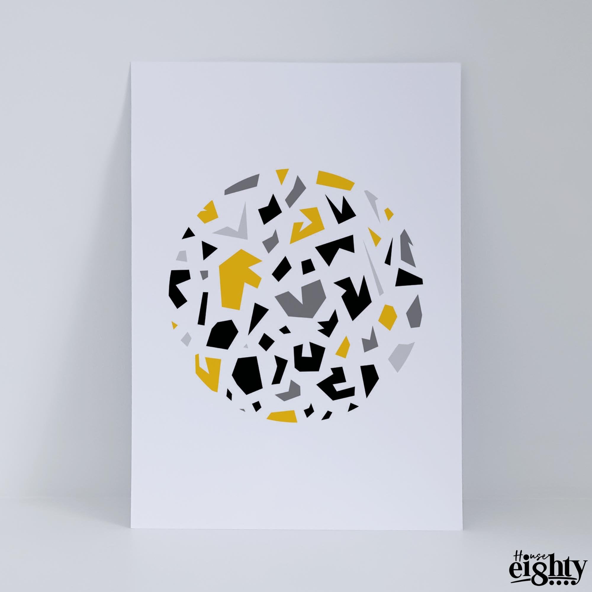 Contortion (Mustard) Art Print