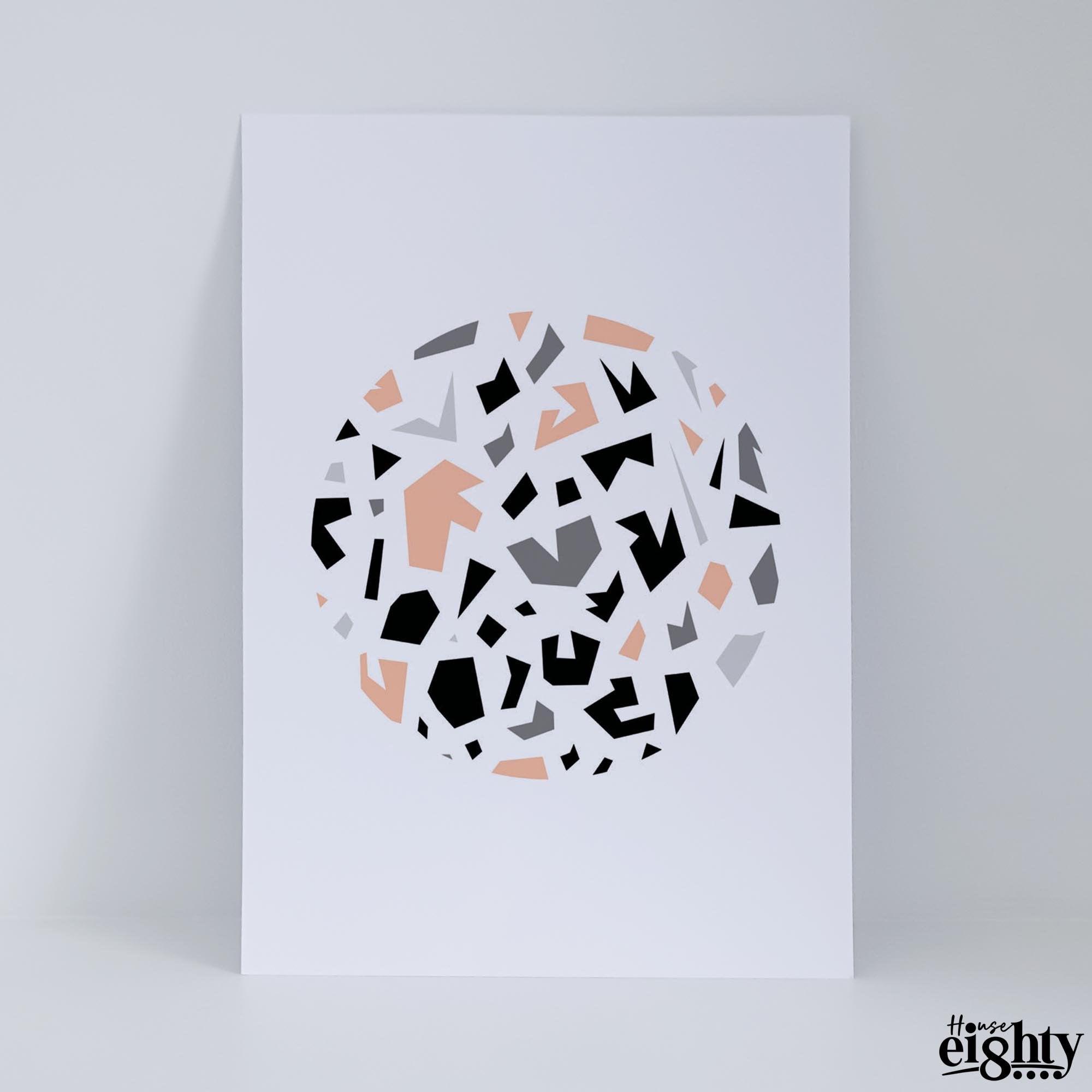 Contortion (Peach) Art Print