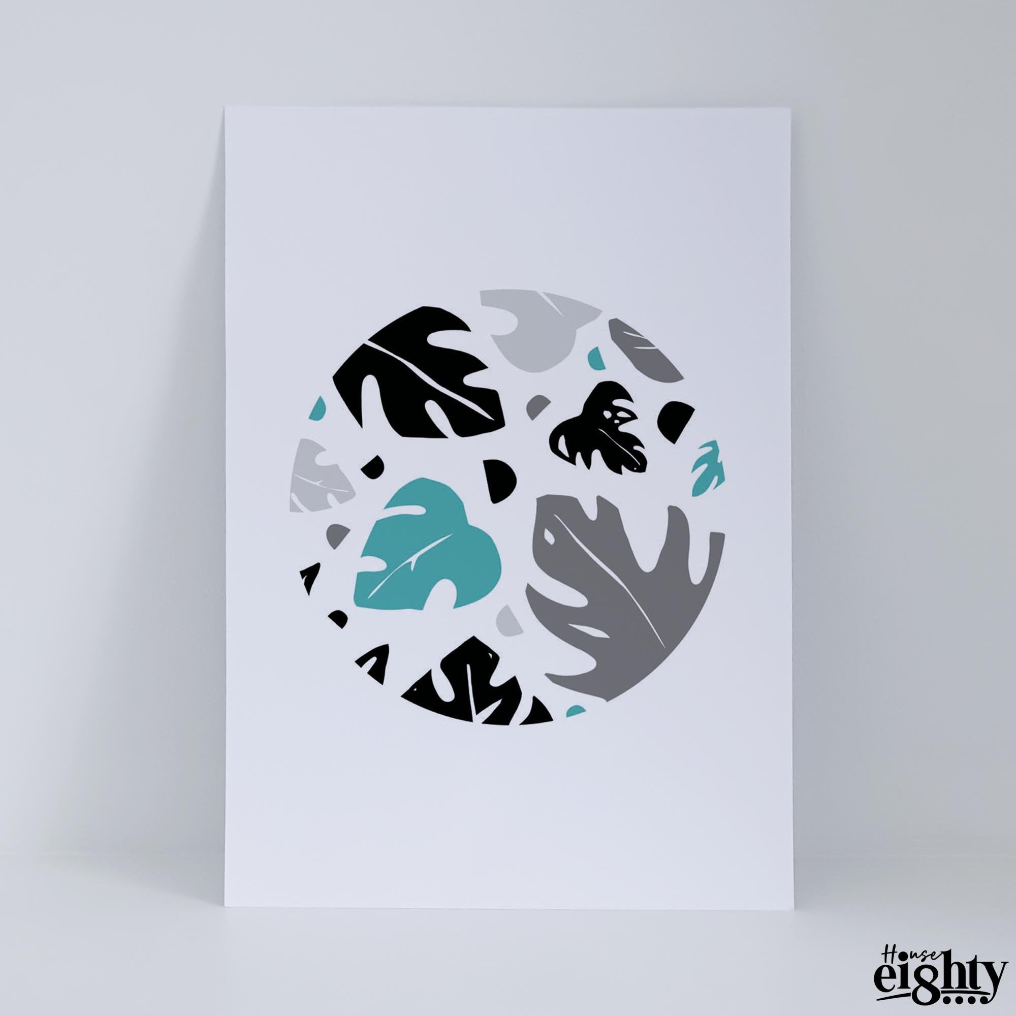 Compost (Teal) Art Print