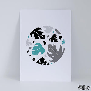 Compost (Teal) Art Print