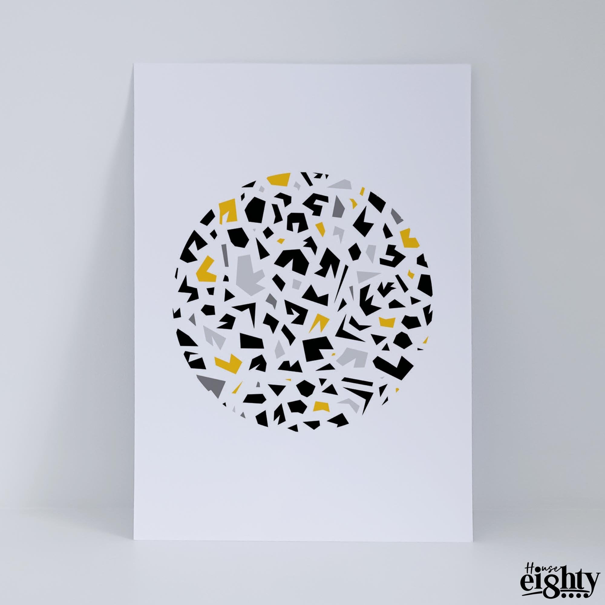 Contortion 2. (Mustard) Art Print