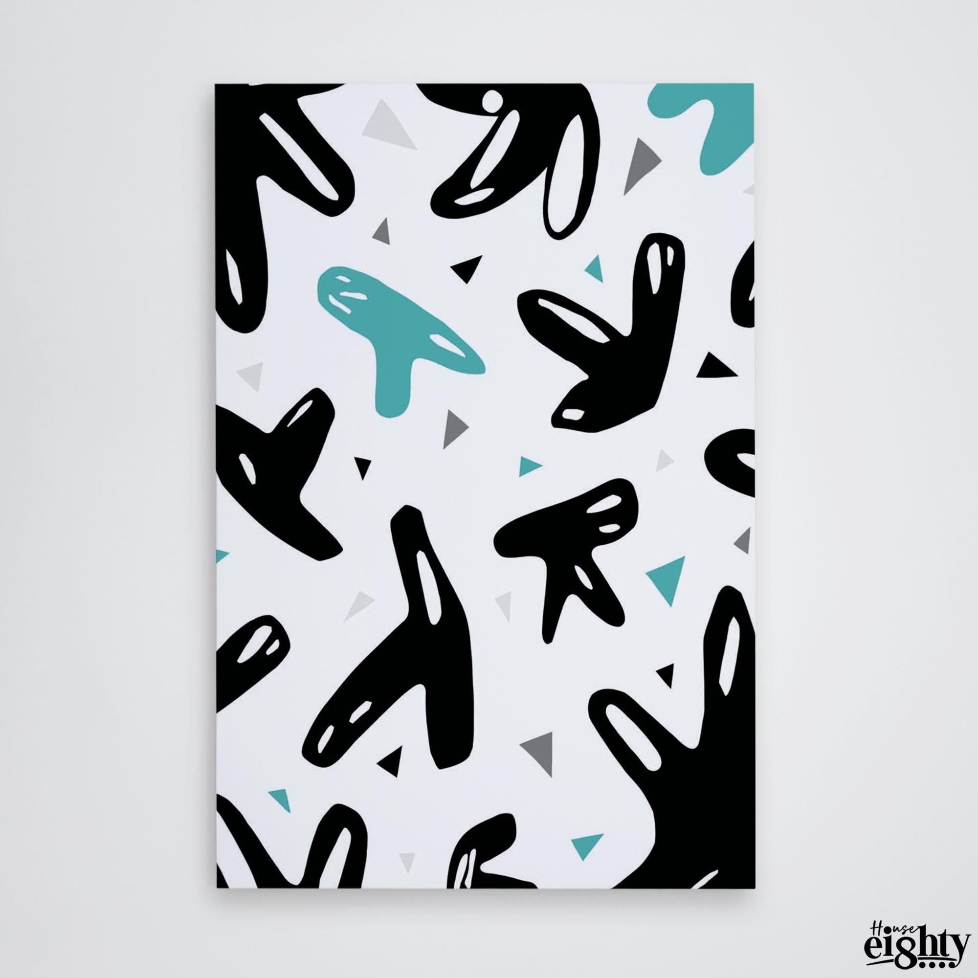 Fondle 2. (Teal) Canvas Print