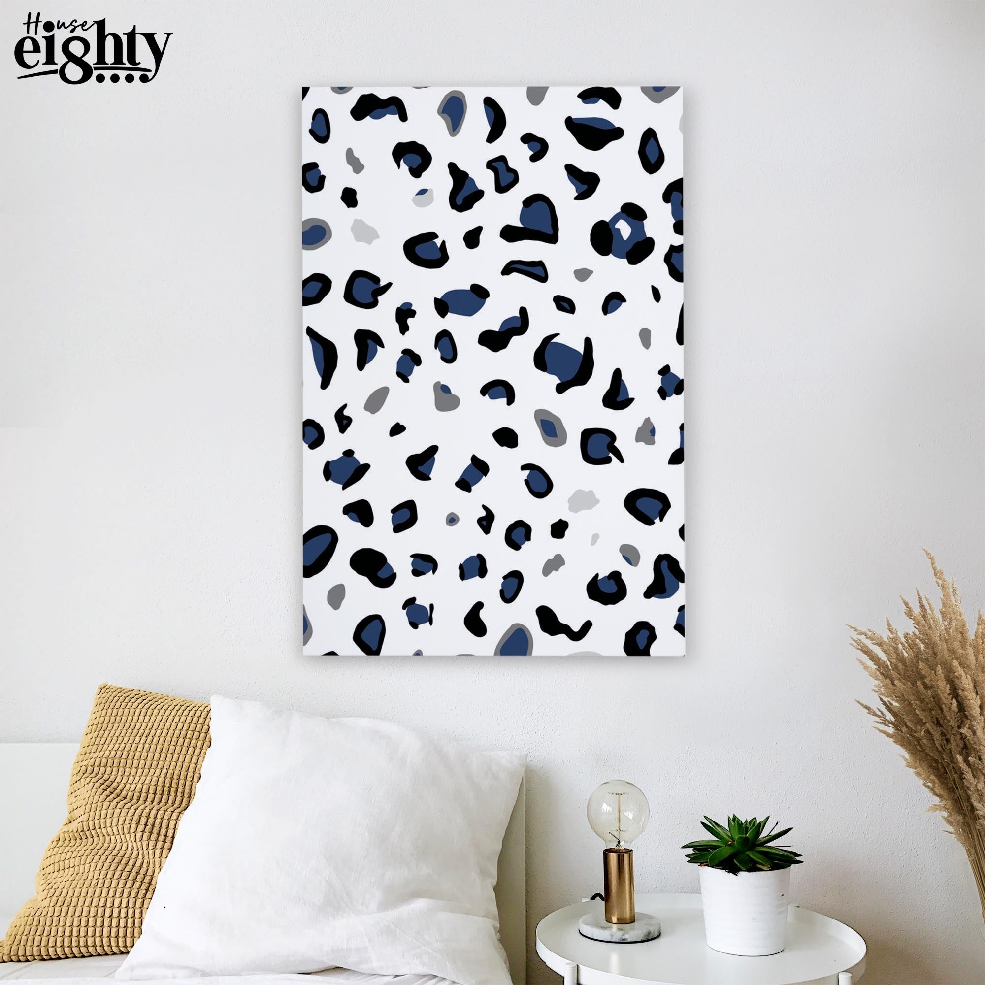 Wild (Blue) Canvas Print