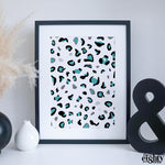 Load image into Gallery viewer, Wild (Teal) Art Print
