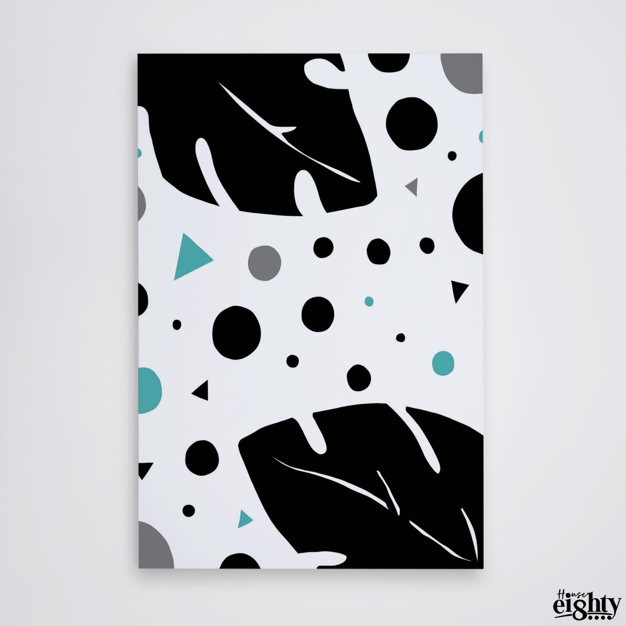 Monotropic 2. (Teal) Canvas Print