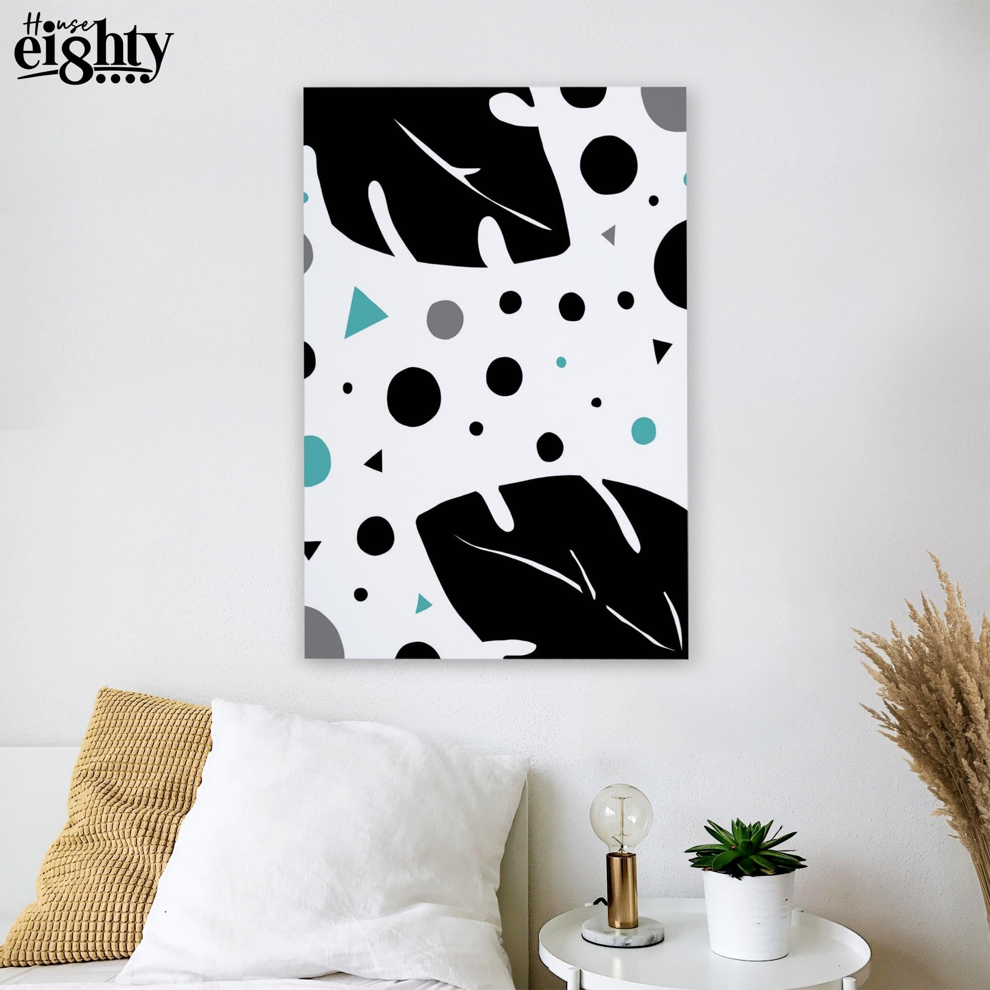 Monotropic 2. (Teal) Canvas Print