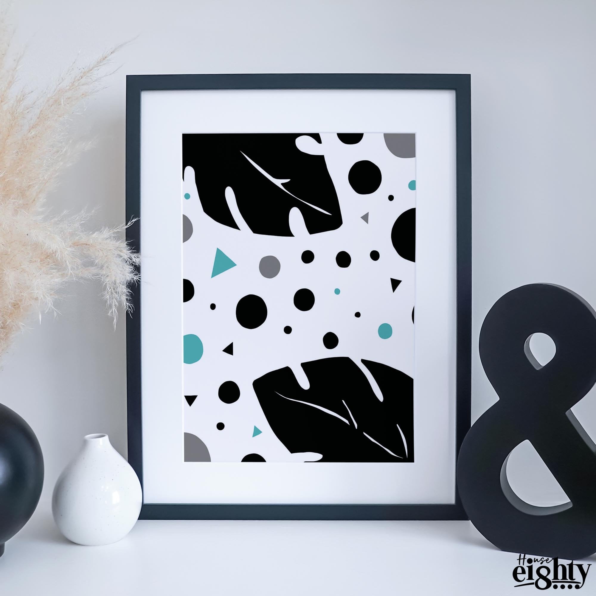 Monotropic 2. (Teal) Art Print