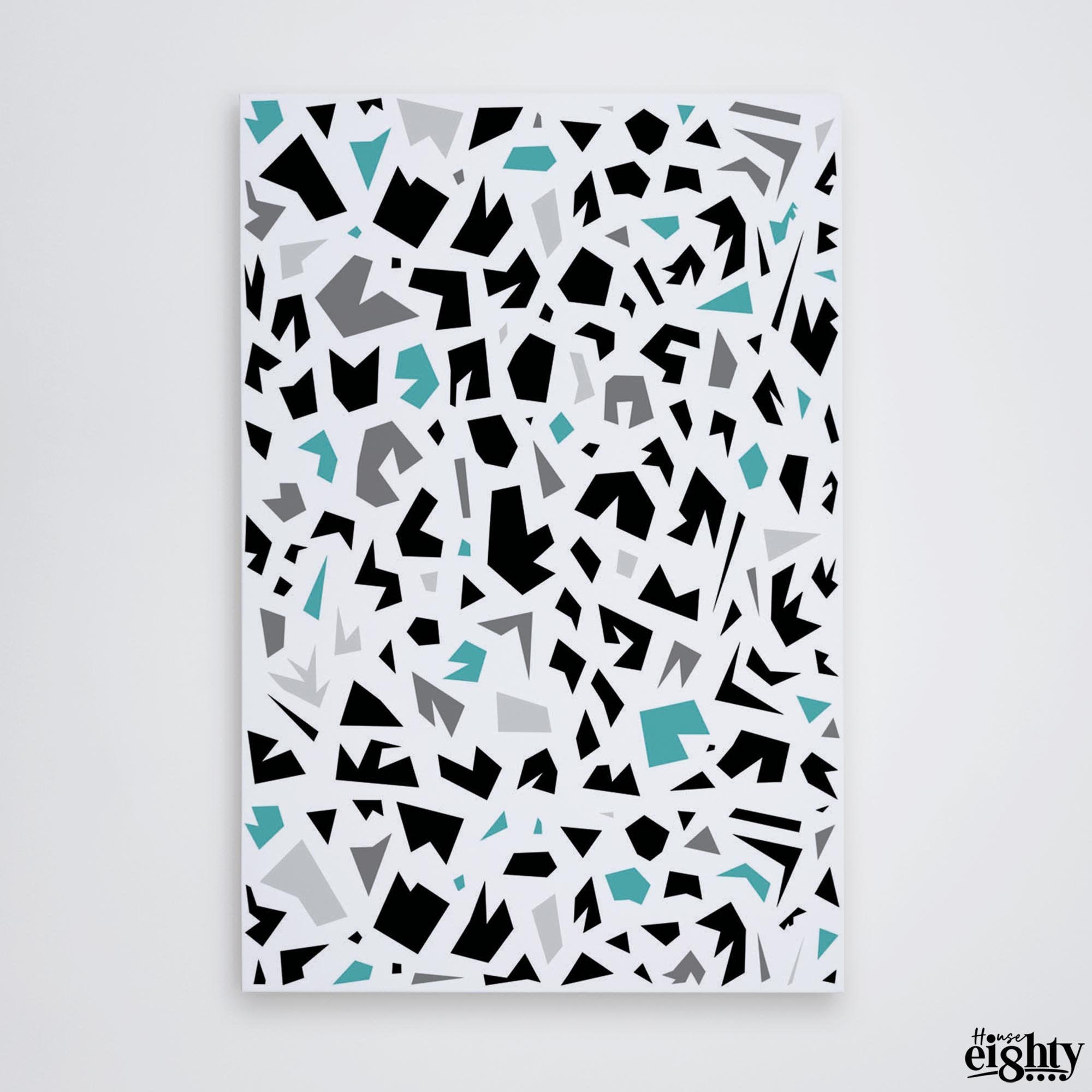 Asperous (Teal) Canvas Print