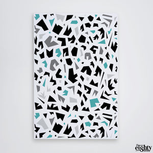 Asperous (Teal) Canvas Print