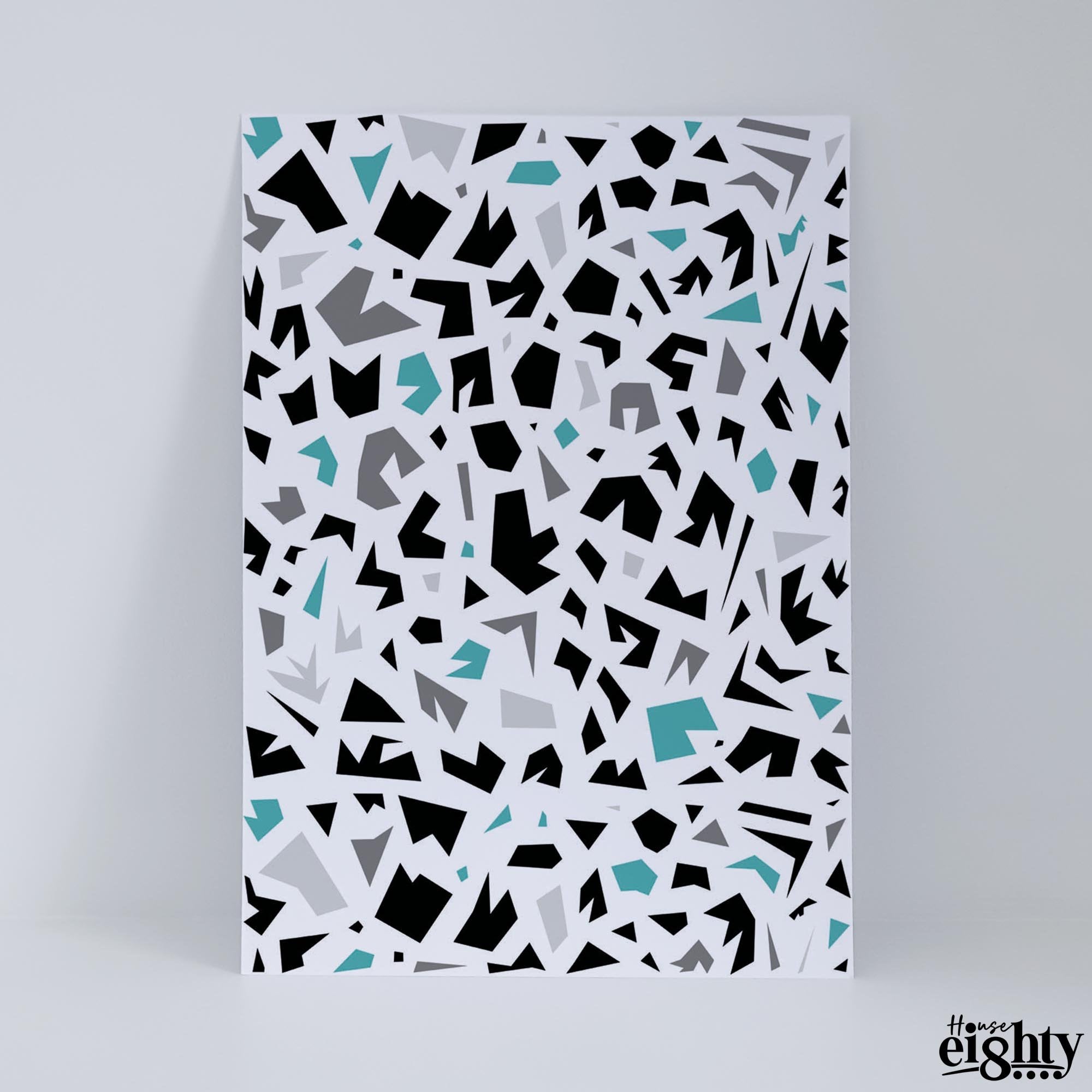 Asperous (Teal) Art Print