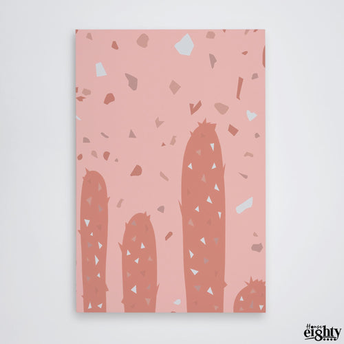 Load image into Gallery viewer, Pink Cacti 2. Canvas Print
