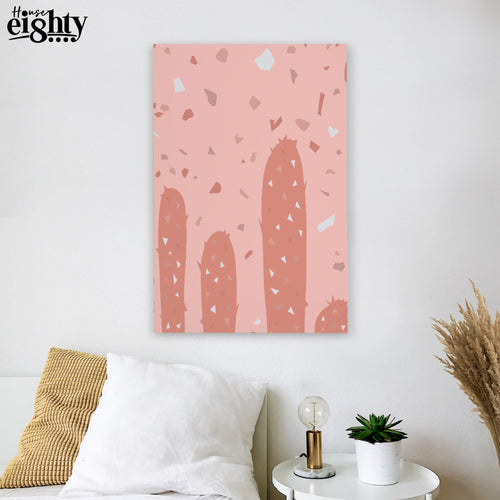 Load image into Gallery viewer, Pink Cacti 2. Canvas Print
