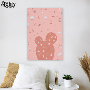 Pink Cacti 5. Canvas Print