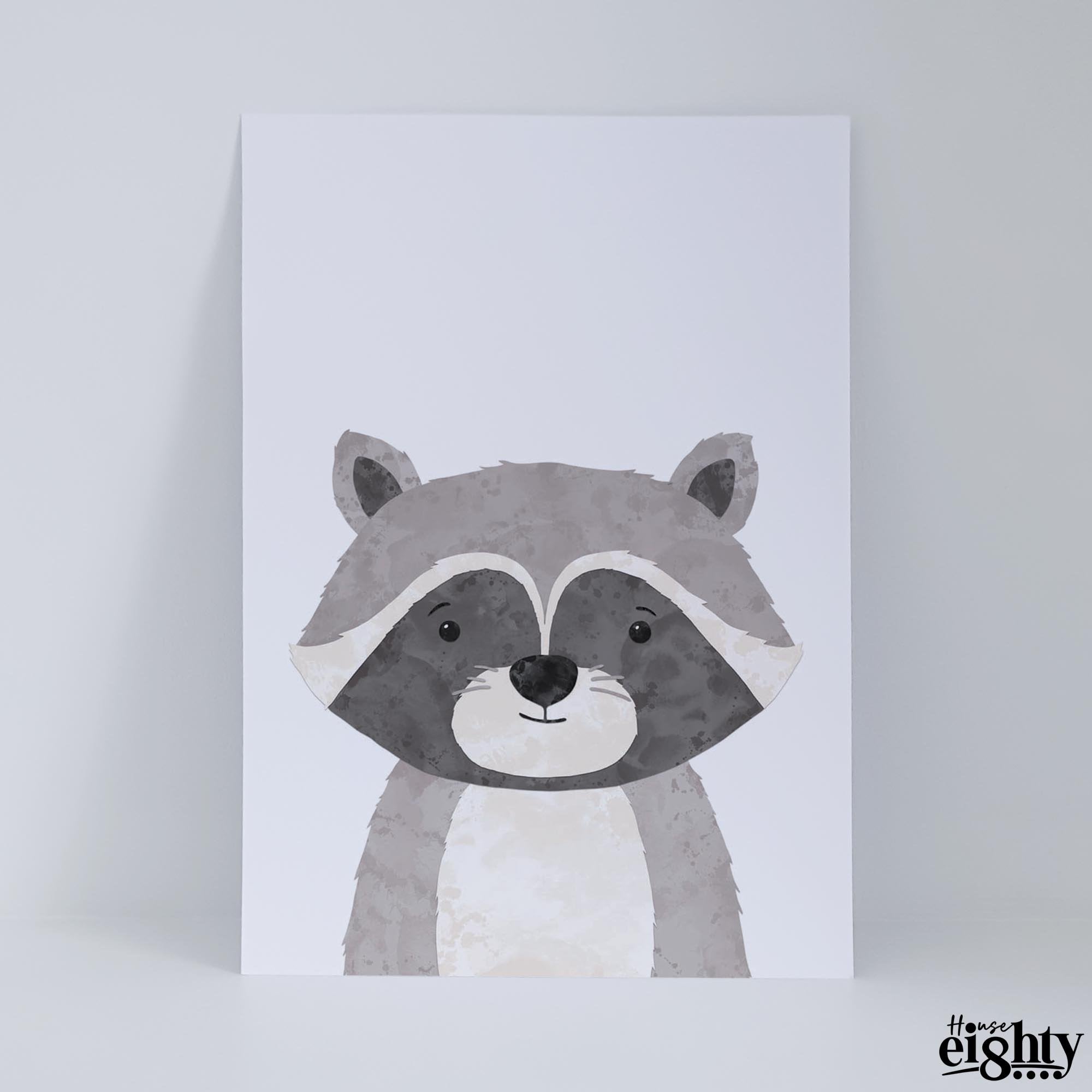 Riley The Racoon Art Print