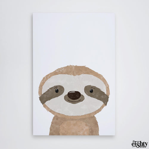 Load image into Gallery viewer, Sydney The Sloth Canvas Print
