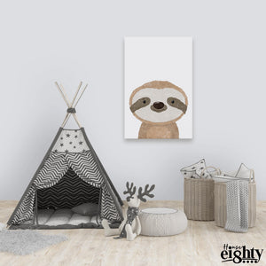 Sydney The Sloth Canvas Print