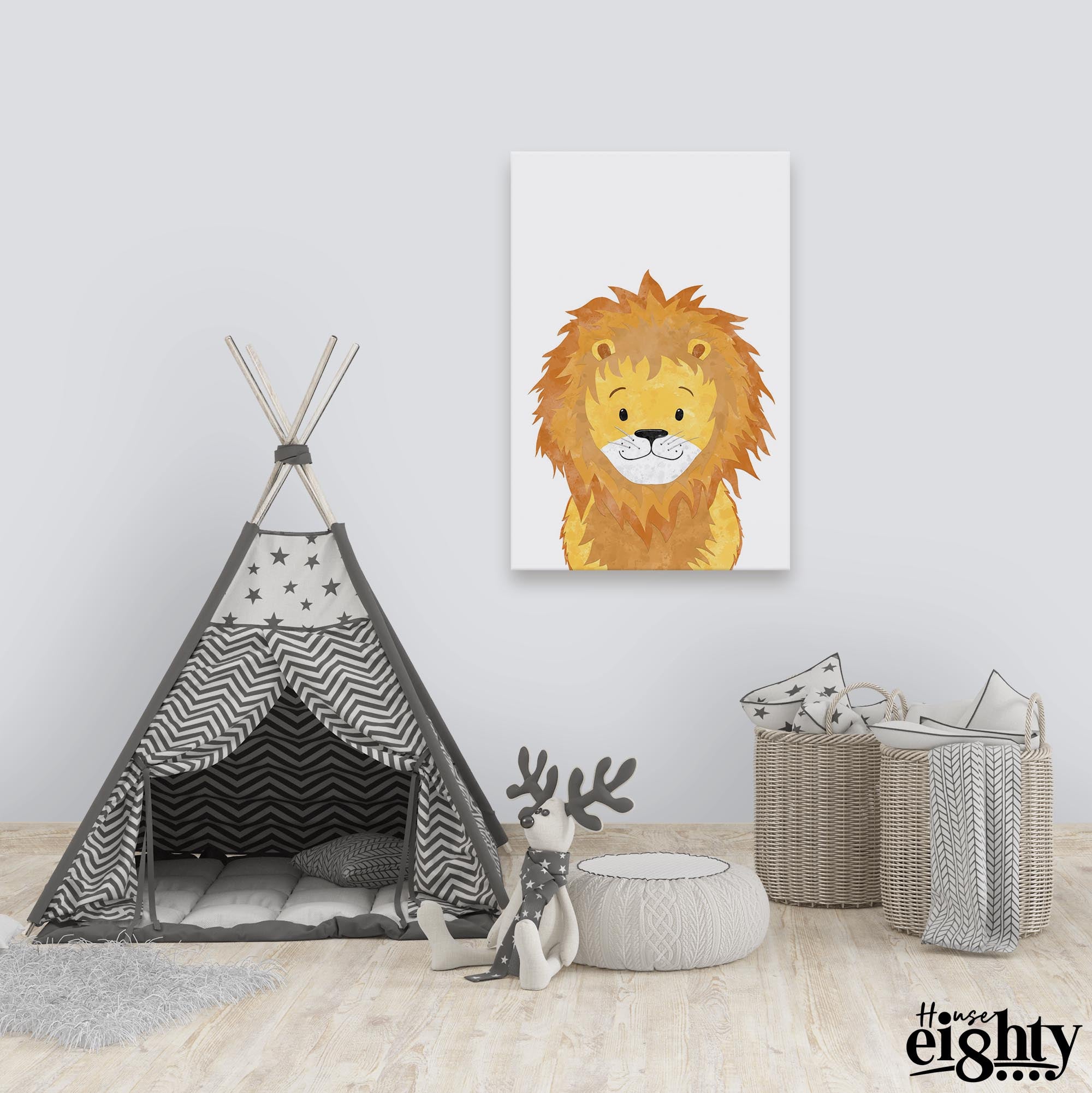 Logan The Lion Canvas Print