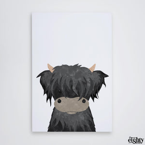 Dexter The Highland Cow Canvas Print