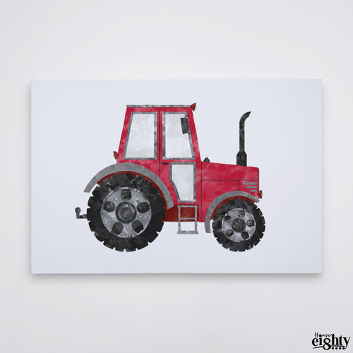 Load image into Gallery viewer, Red Tractor Canvas Print
