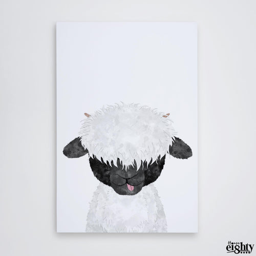 Load image into Gallery viewer, Heidi The Valais Blacknose Sheep Canvas Print
